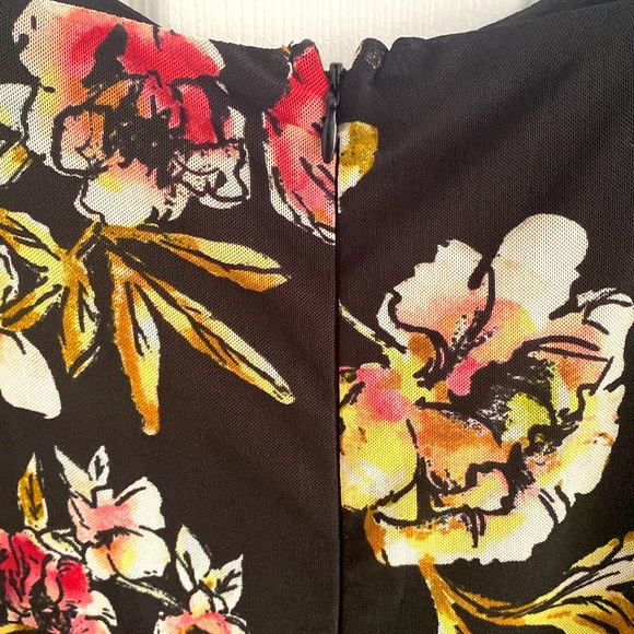 Floral Flounced Dress-2X - Picture 8 of 14